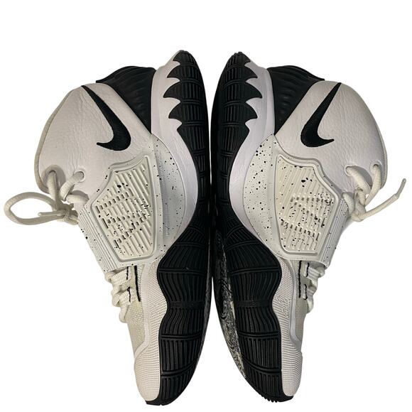 Nike Mens Kyrie 6 Sneakers Lace Up Mid Top Basketball M5.5 /W7 White BQ4630-100 - Picture 4 of 11